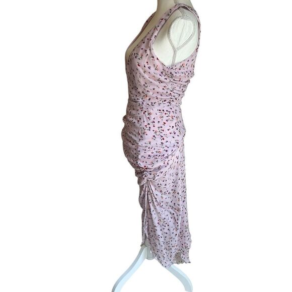 Nicholas Floral Drape Front Dress Size 6 - Picture 6 of 8